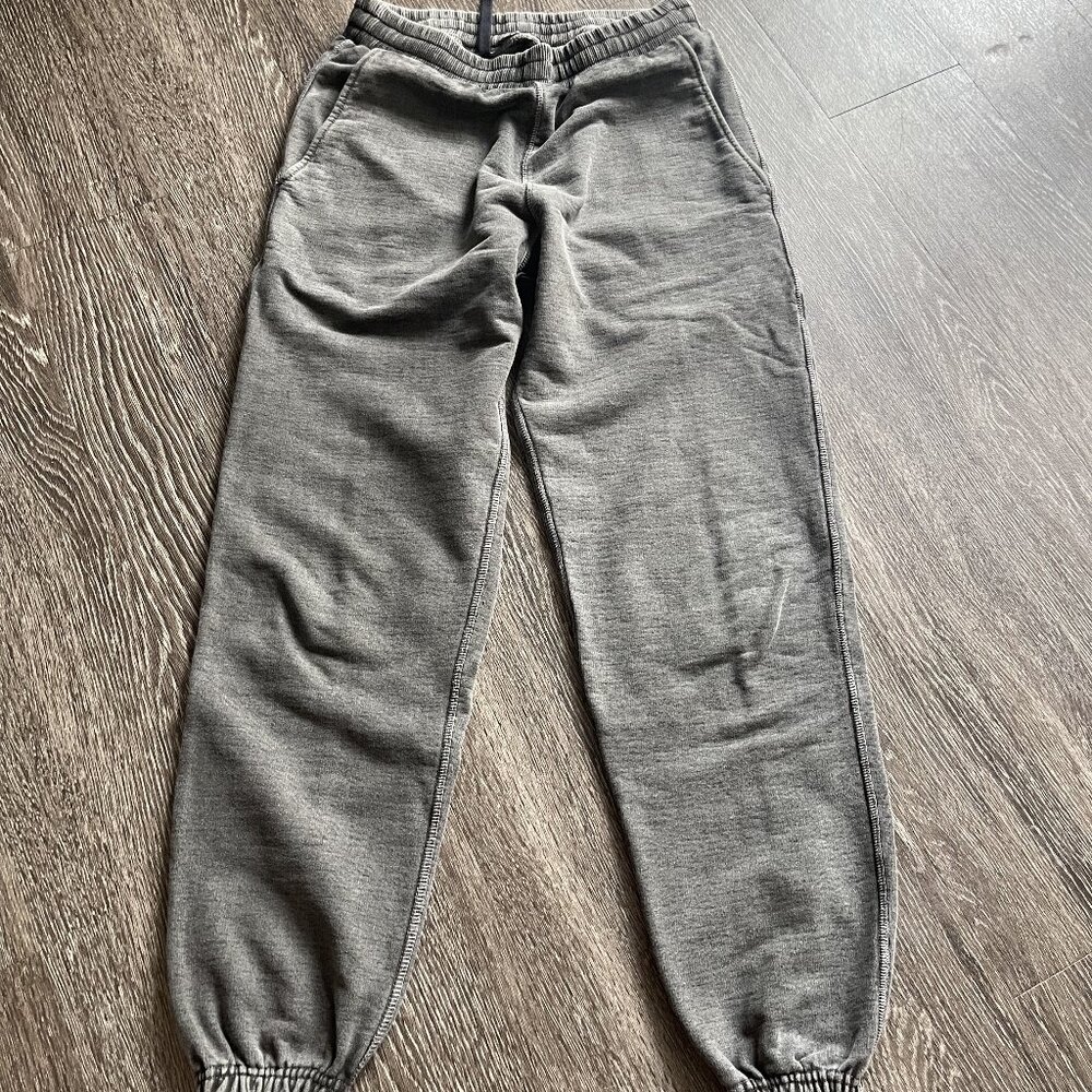 Cole Buxton Heavyweight Sweatpants in Washed Black Size L